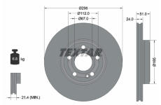 Brzdový kotouč TEXTAR 92323505