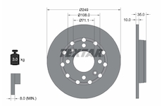Brzdový kotouč Textar 92325803