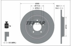 Brzdový kotouč TEXTAR 92337203
