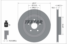 Brzdový kotouč TEXTAR 92343103