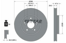 Brzdový kotouč TEXTAR 92348703