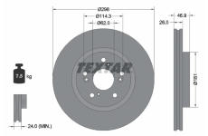 Brzdový kotúč TEXTAR 92354703