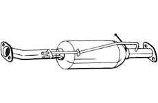 Filtr sazových částic, výfukový systém BOSAL 095-322