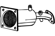 Filtr pevnych castic, vyfukovy system BOSAL 097-710