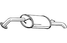 Zadní tlumič výfuku BOSAL 128-025