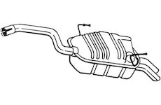 Zadní tlumič výfuku BOSAL 190-903