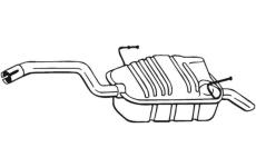 Zadní tlumič výfuku BOSAL 190-905