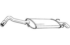 Koncový tlmič výfuku BOSAL 154-369