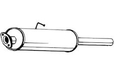 Stredni tlumic vyfuku BOSAL 154-133