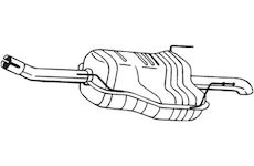 Zadní tlumič výfuku BOSAL 185-129