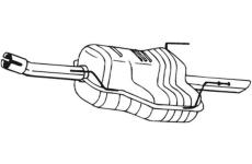 Zadní tlumič výfuku BOSAL 185-203