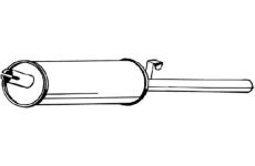 Koncový tlmič výfuku BOSAL 185-715
