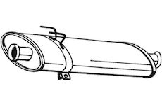 Stredni tlumic vyfuku BOSAL 200-269