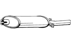Zadní tlumič výfuku BOSAL 200-385