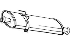 Stredni tlumic vyfuku BOSAL 200-825