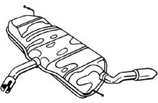 Zadni tlumic vyfuku BOSAL 220-023