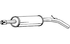 Střední tlumič výfuku BOSAL 233-495