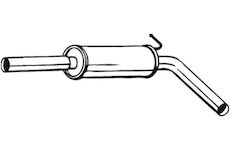 Střední tlumič výfuku BOSAL 233-633