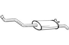 Zadní tlumič výfuku BOSAL 278-221