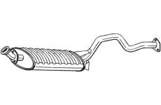 Stredný tlmič výfuku BOSAL 278-557