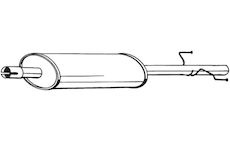 Stredni tlumic vyfuku BOSAL 279-347