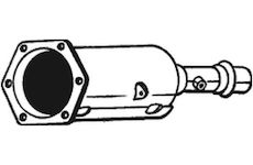 Filtr pevnych castic, vyfukovy system BOSAL 095-100