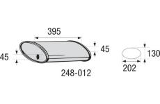 Stredni tlumic vyfuku - univerzalni BOSAL 248-012