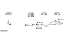 Výfukový systém BOSAL SYS00026
