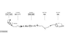 Výfukový systém BOSAL SYS00059