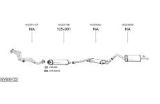Výfukový systém BOSAL SYS00122