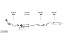 Výfukový systém BOSAL SYS00124