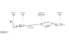 Výfukový systém BOSAL SYS00211