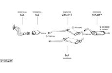 Výfukový systém BOSAL SYS00224