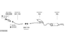 Výfukový systém BOSAL SYS00306