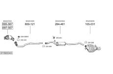 Výfukový systém BOSAL SYS00343