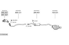 Výfukový systém BOSAL SYS00346