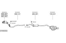 Výfukový systém BOSAL SYS00353