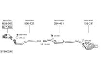 Výfukový systém BOSAL SYS00354