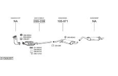 Výfukový systém BOSAL SYS00357