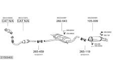 Výfukový systém BOSAL SYS00400