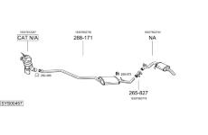 Výfukový systém BOSAL SYS00457
