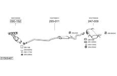 Výfukový systém BOSAL SYS00487