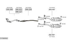 Výfukový systém BOSAL SYS00502