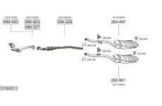 Výfukový systém BOSAL SYS00513