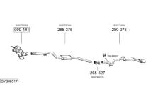 Výfukový systém BOSAL SYS00517