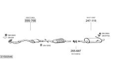 Výfukový systém BOSAL SYS00546