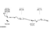 Výfukový systém BOSAL SYS00561