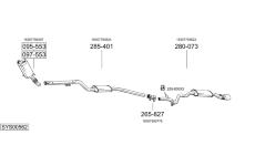 Výfukový systém BOSAL SYS00562