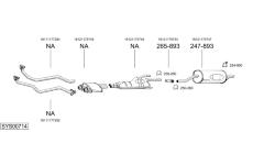 Výfukový systém BOSAL SYS00714