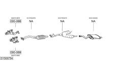 Výfukový systém BOSAL SYS00754